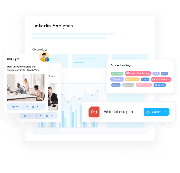 Linkedin analytics to monitor performance