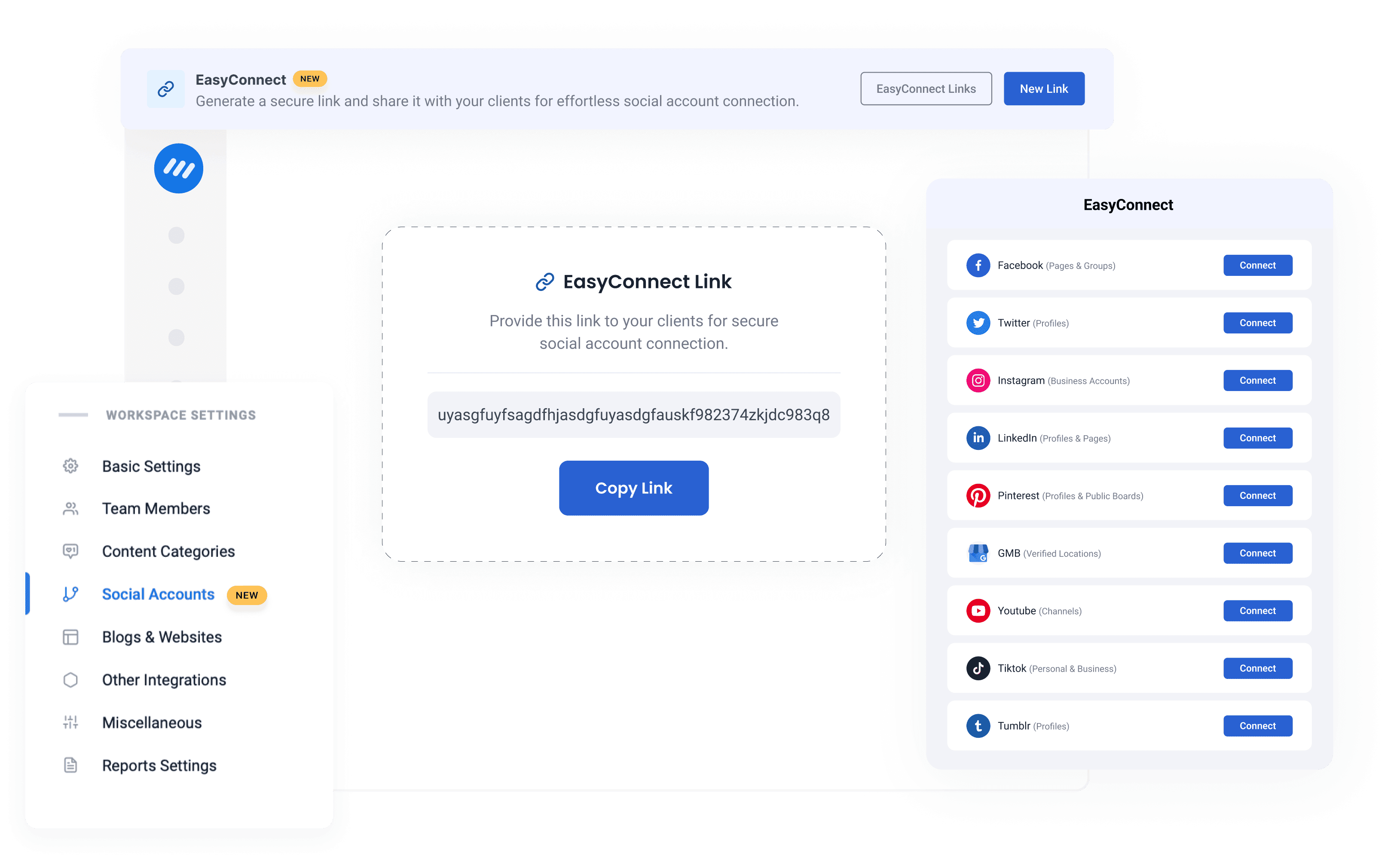Seamless integration with Easyconnect