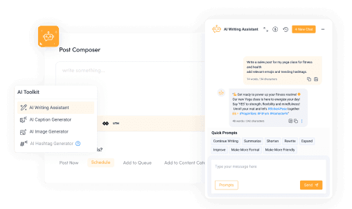 AI captions, images, and more