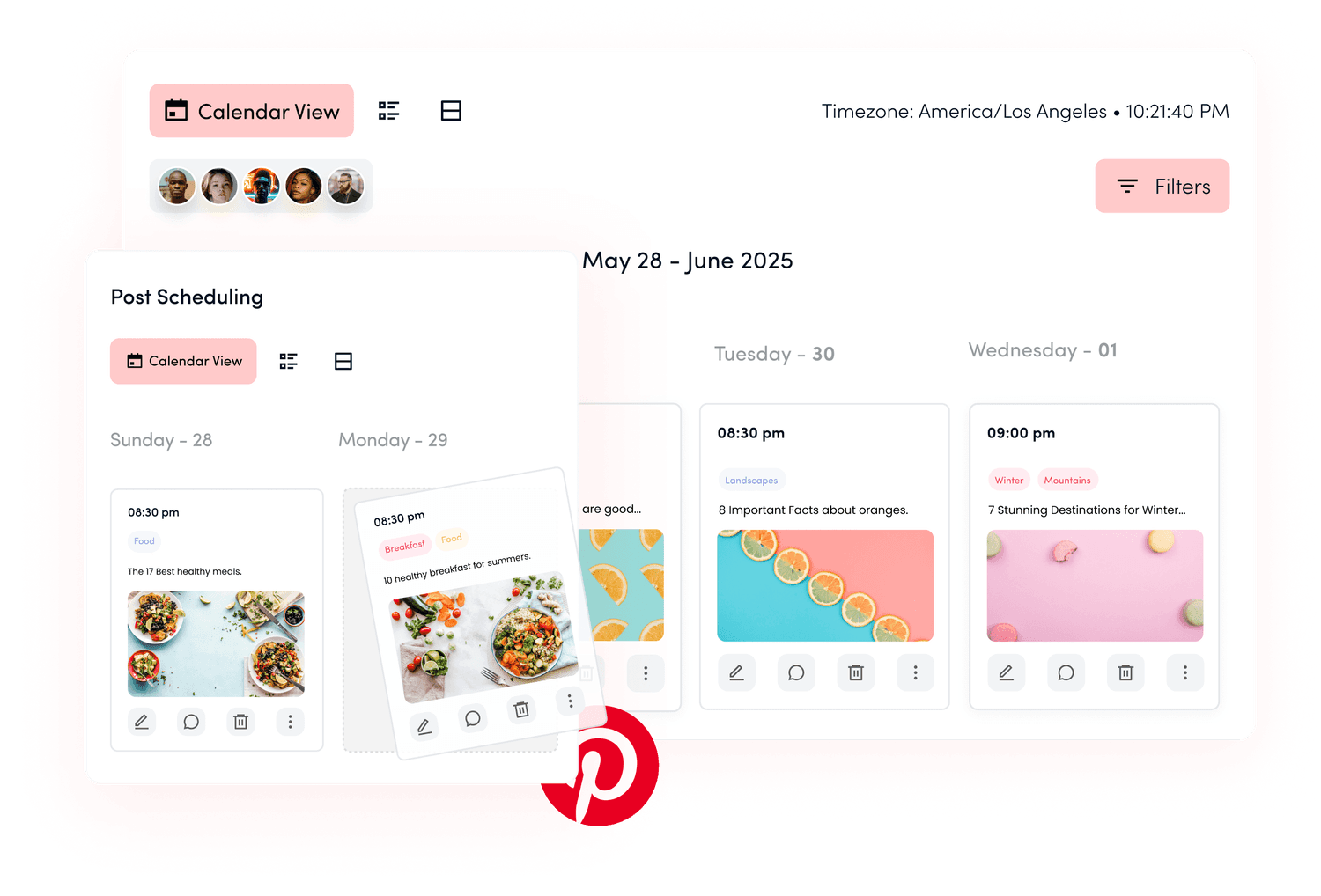Pinterest scheduling tool