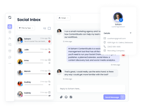  Unified Social Media Inbox