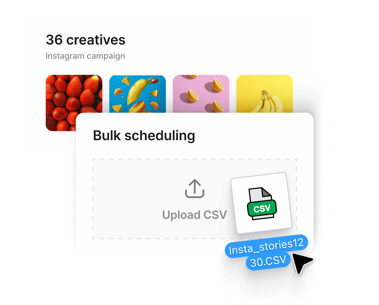 Bulk scheduling