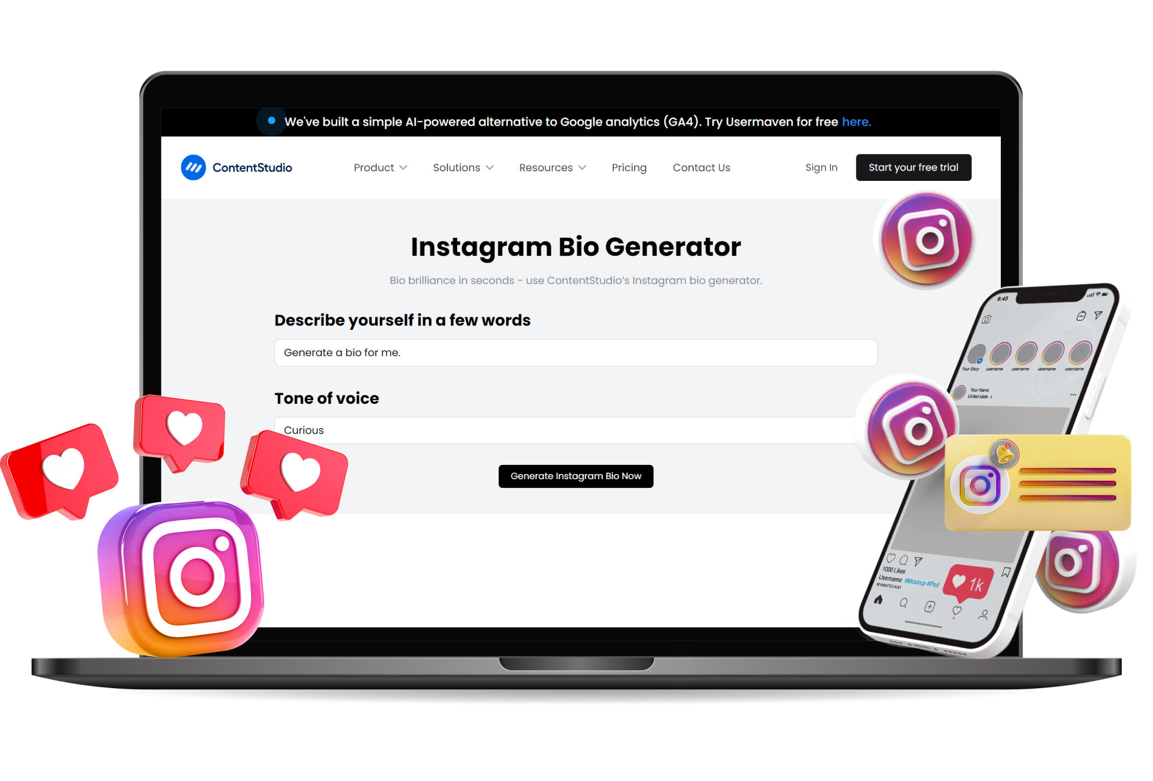 Instagram Bio Generator