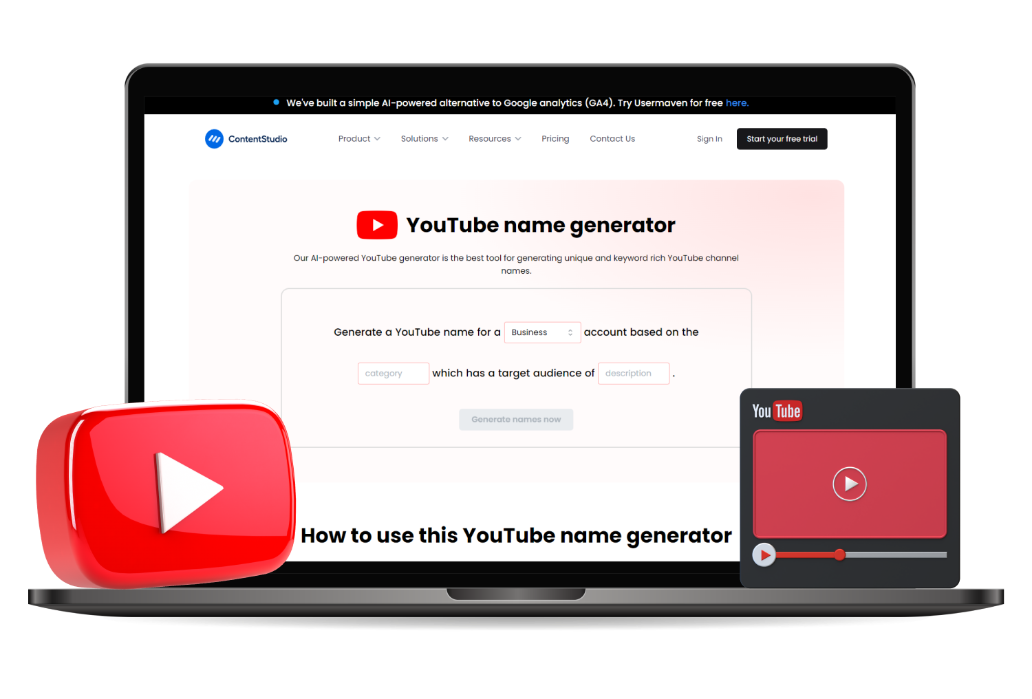 YouTube Name Generator