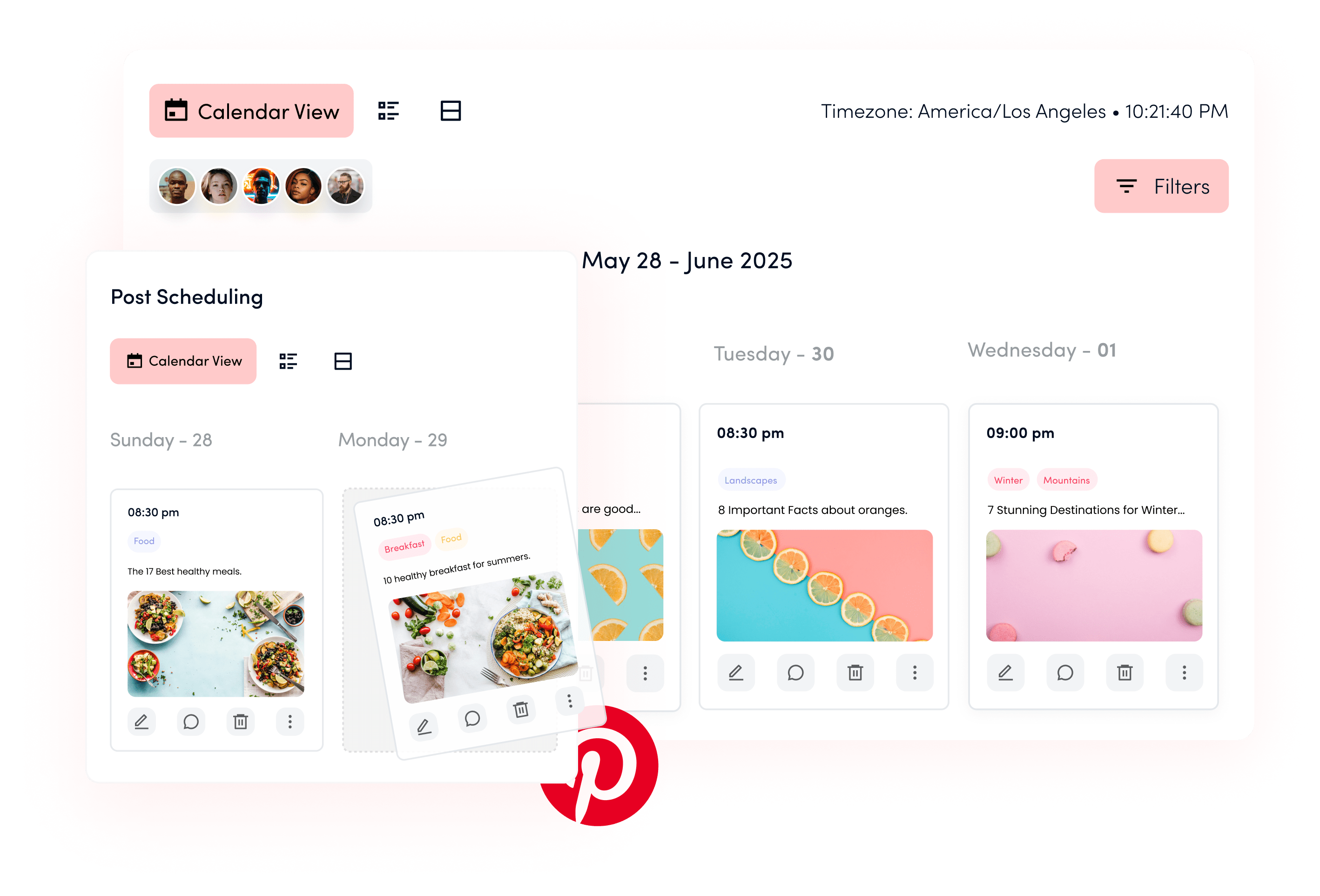 Pinterest scheduling tool