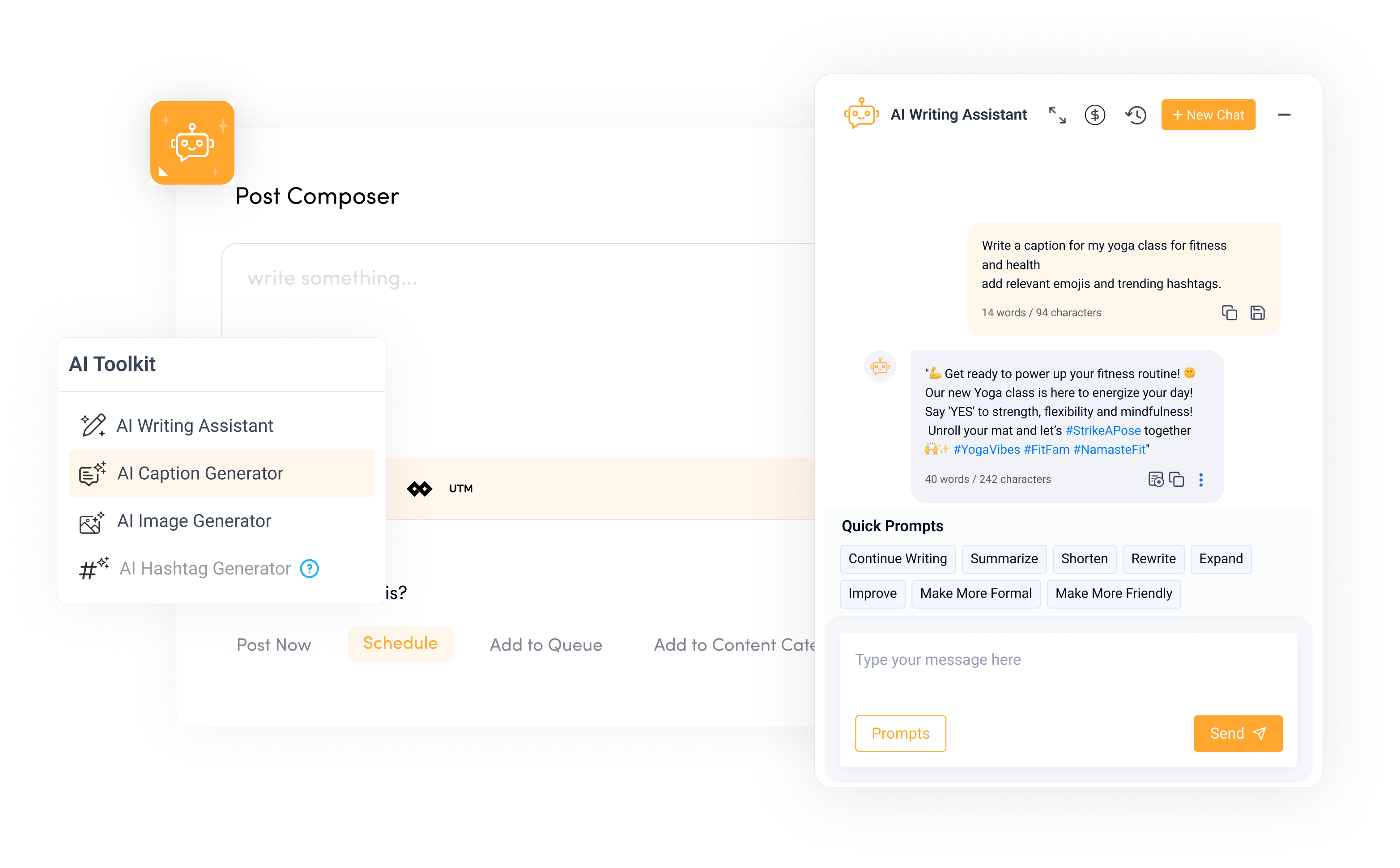 ContentStudio caption generator - caption generator