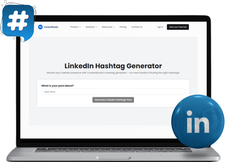 LinkedIn hashtag generator